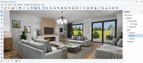 Ashampoo Home Design - szobák berendezése