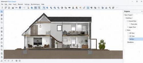 Ashampoo Home Design - alapnézet