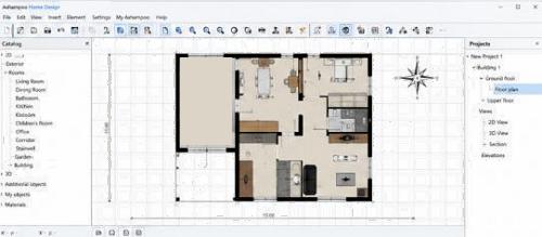 Ashampoo Home Design - alaprajzok létrehozása