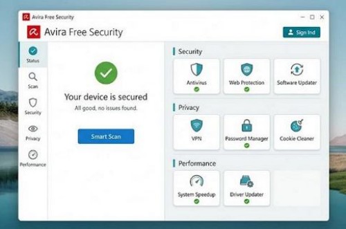 Avira Free Security: Ingyenes víruskereső program