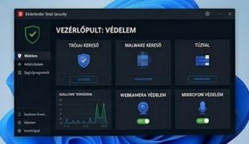 Bitdefender Total Security - Vezérlőpult
