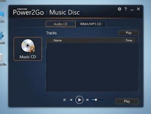 CyberLink Power2Go - Audió CD