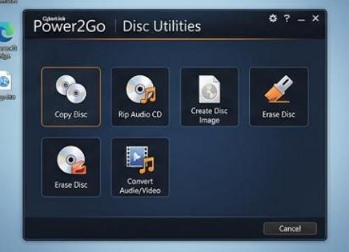 CyberLink Power2Go - CD/DVD másolás