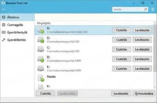 Daemon Tools Lite - lemezkezelés