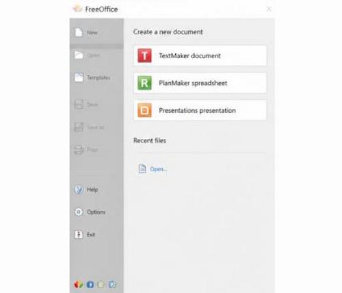 FreeOffice - dokumentumok létrehozása