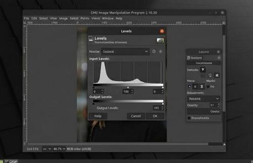  GIMP  - Rétegkezeléssel fotók módosítása 