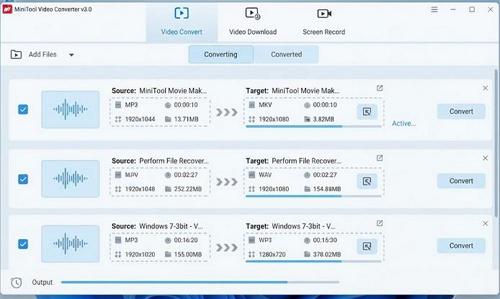 MiniTool Video Converter - Videók szerkesztése