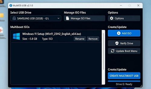 Multiboot Flash meghajtók létrehozása a MultiOS-USB eszközével