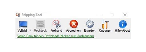 Snipping Tool - Képlopó program