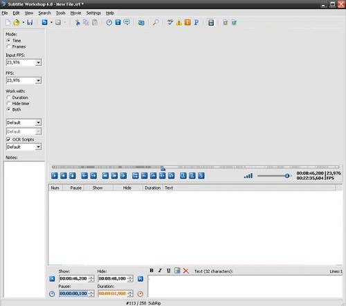 Subtitle Workshop Portable - Filmfelirat program