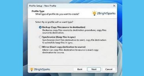 SyncBackFree - Biztonsági mentés készítés