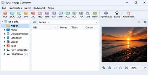 Total Image Converter  - Fotó szerkesztő 
