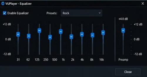 VUPlayer - Equalizer