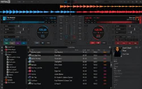 Virtual DJ Free - Keverőpult