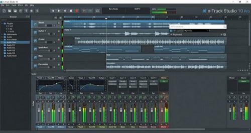 Zenei fájlok létrehozása az n-Track Studio eszközével