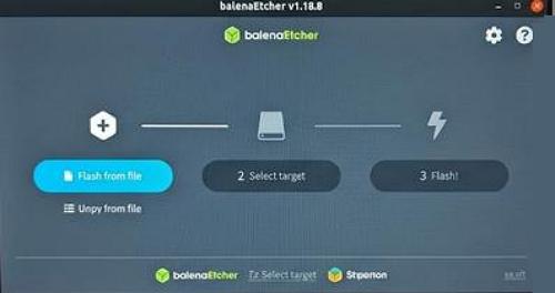 balenaEtcher - Renszerindító adathordozó készítés